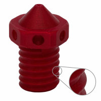 PETG Filament Rot Transparent | 1,75mm - 1kg